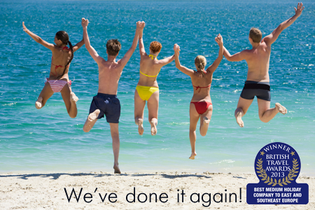 Balkan Holidays Wins British Travel Award 2013!