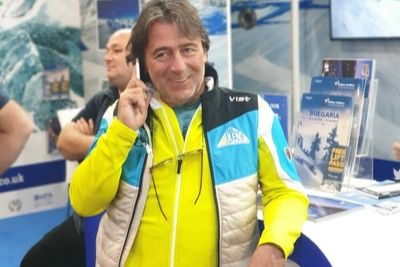 Bansko's Yanko Popov at the Telegraph Ski & Snowboard Festival