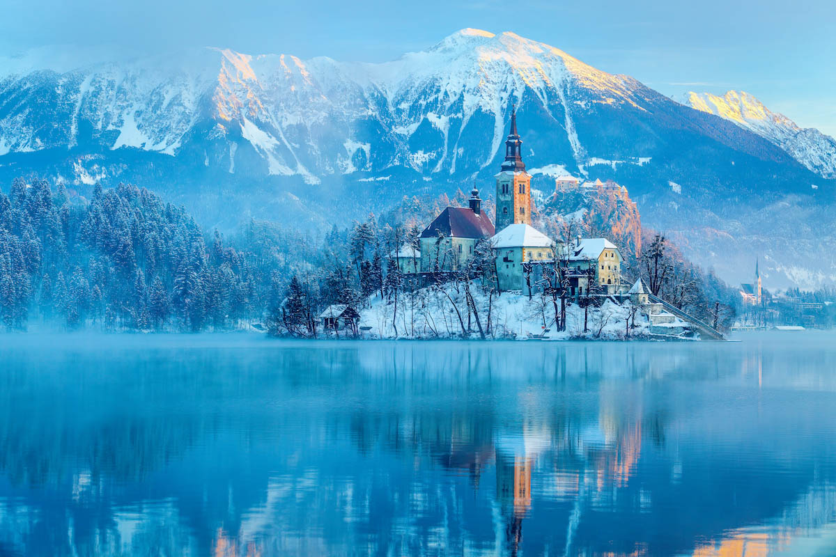 Skiing in Slovenia